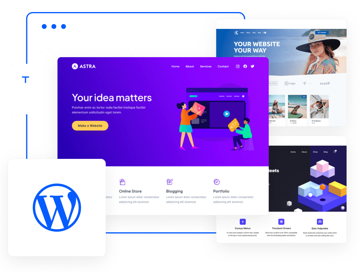 Ana Sayfa - WordPress için özel olarak optimize edilmiş sunucular ile web sitenizi oluşturun